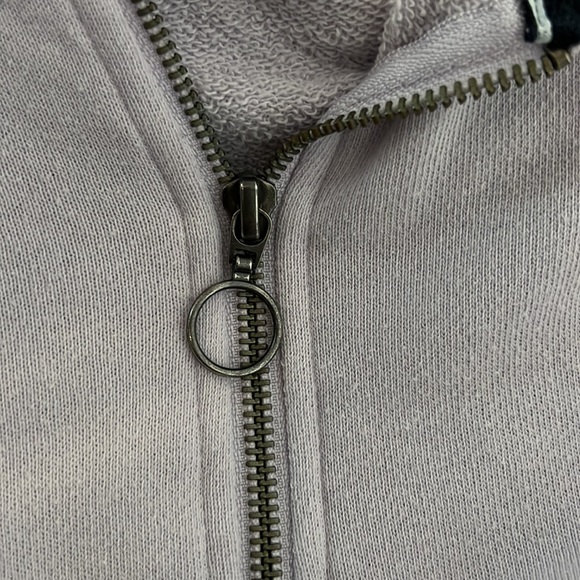 Ripzone/sports check quarter zip lavender hoodie - Picture 4 of 5